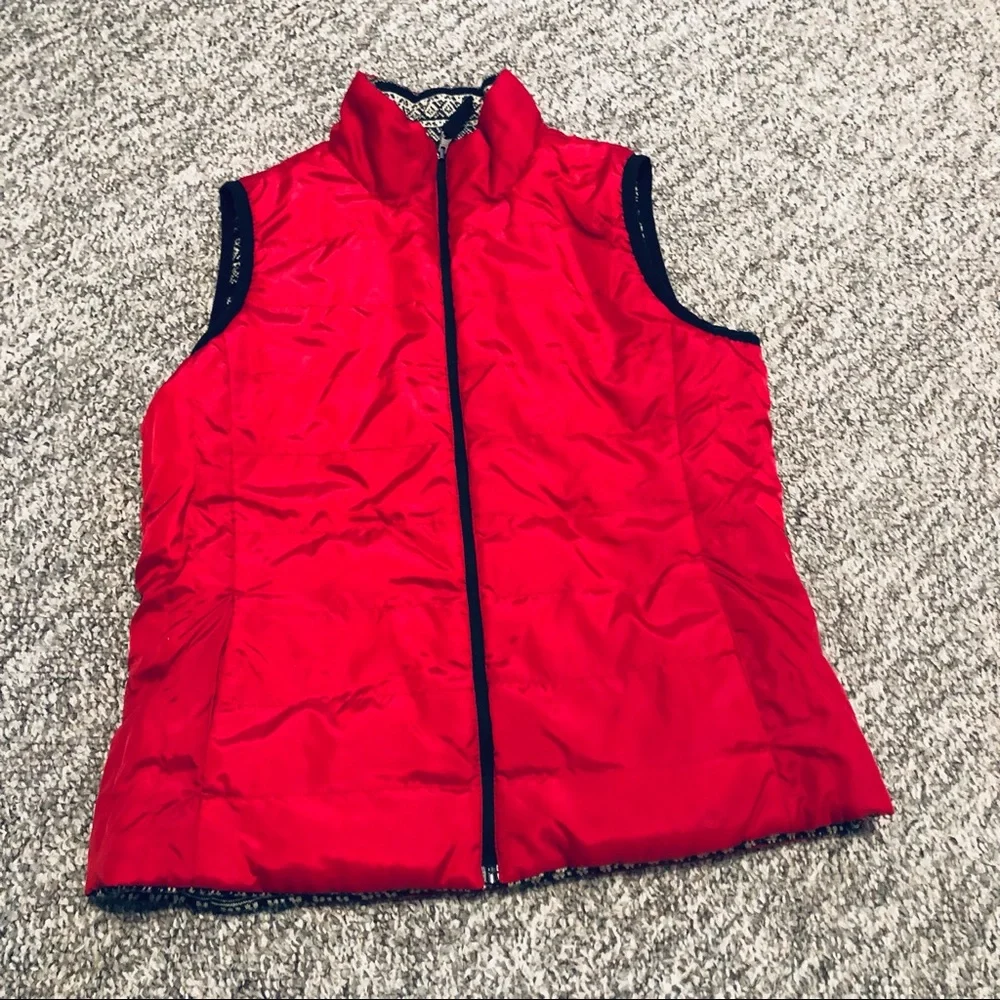 Rafaella Reversible Puffer Vest Size Small - Picture 2 of 12